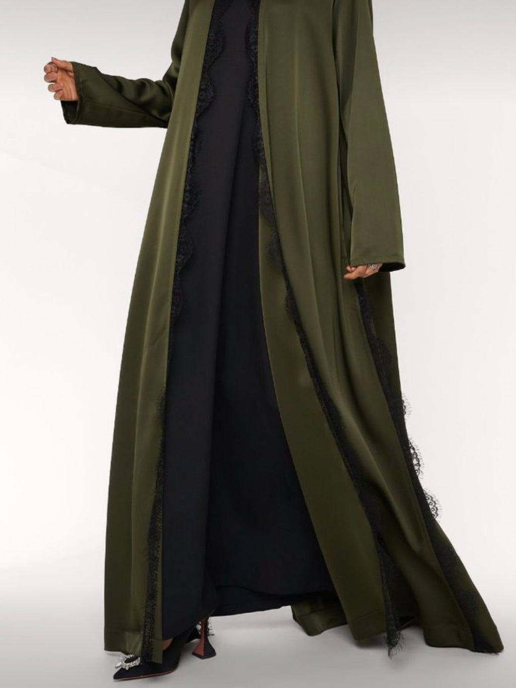 Olive Drape Abaya