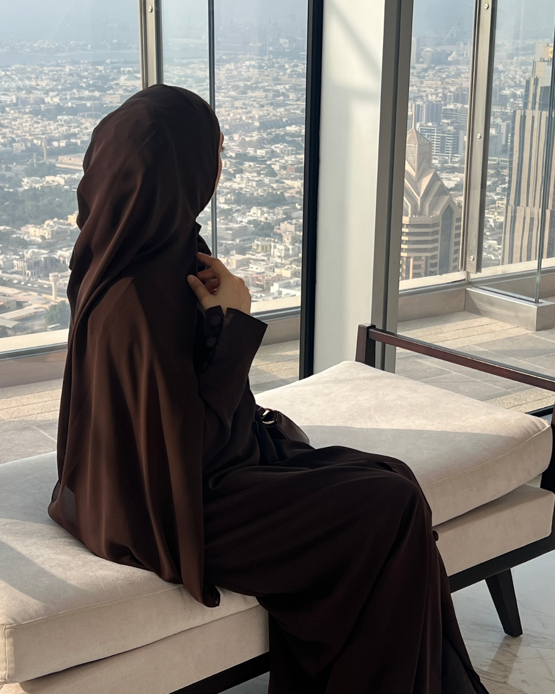 Mocha Flow Abaya