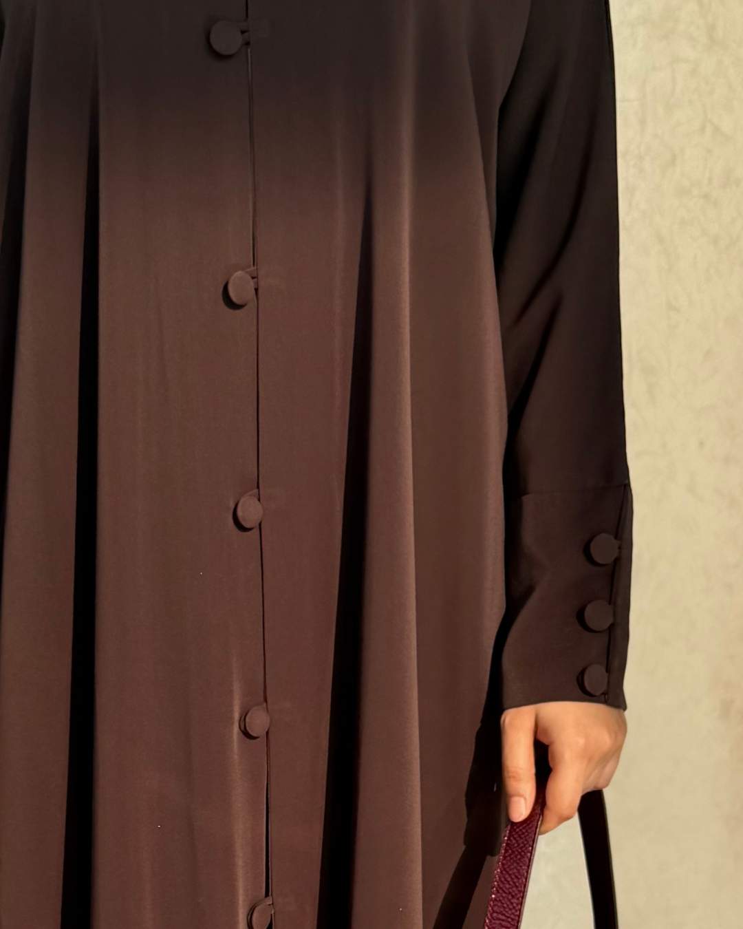 Mocha Flow Abaya