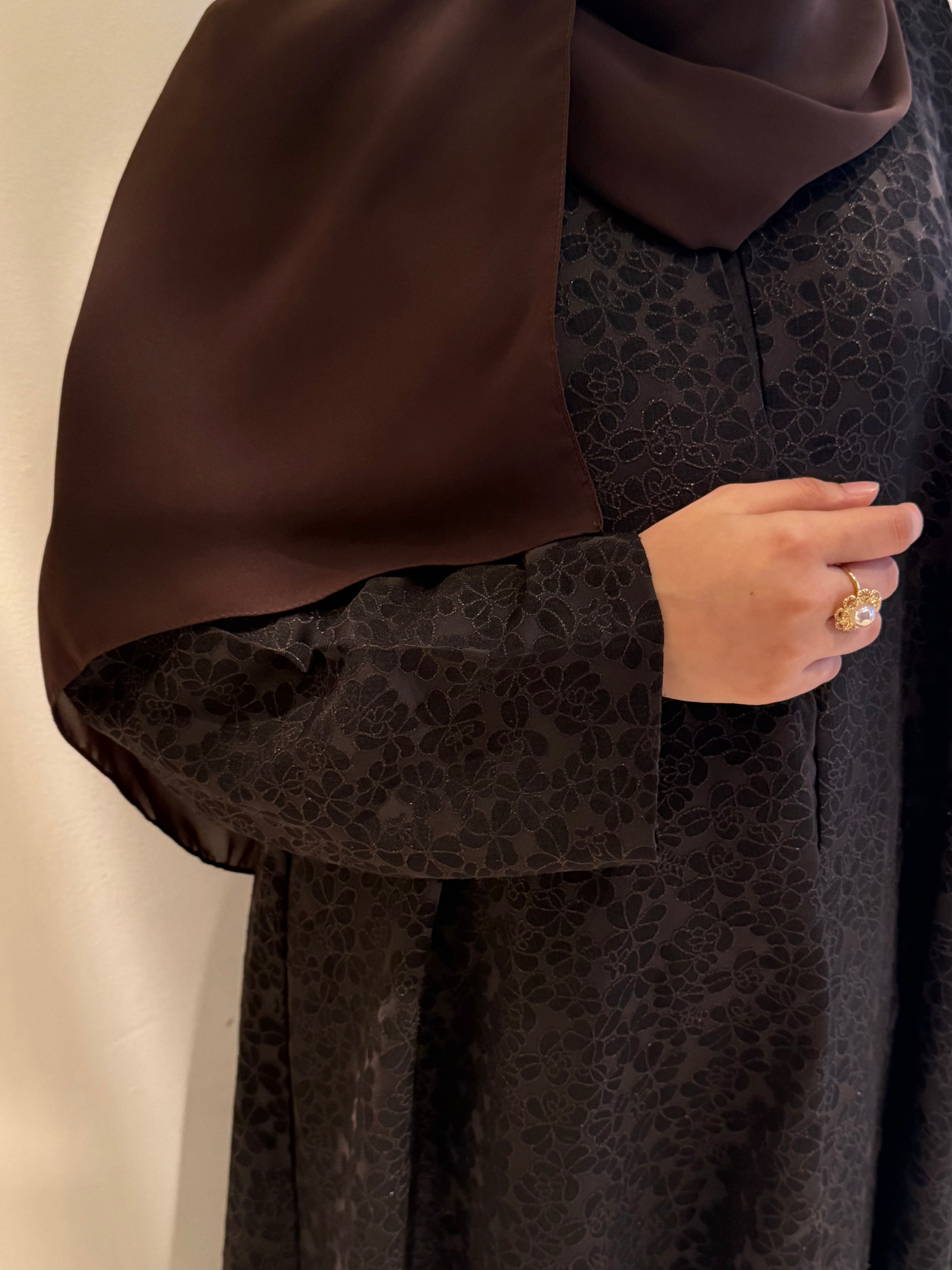 Floral Eclipse Abaya