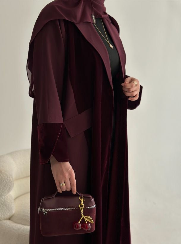 Qahwa Velvet Abaya