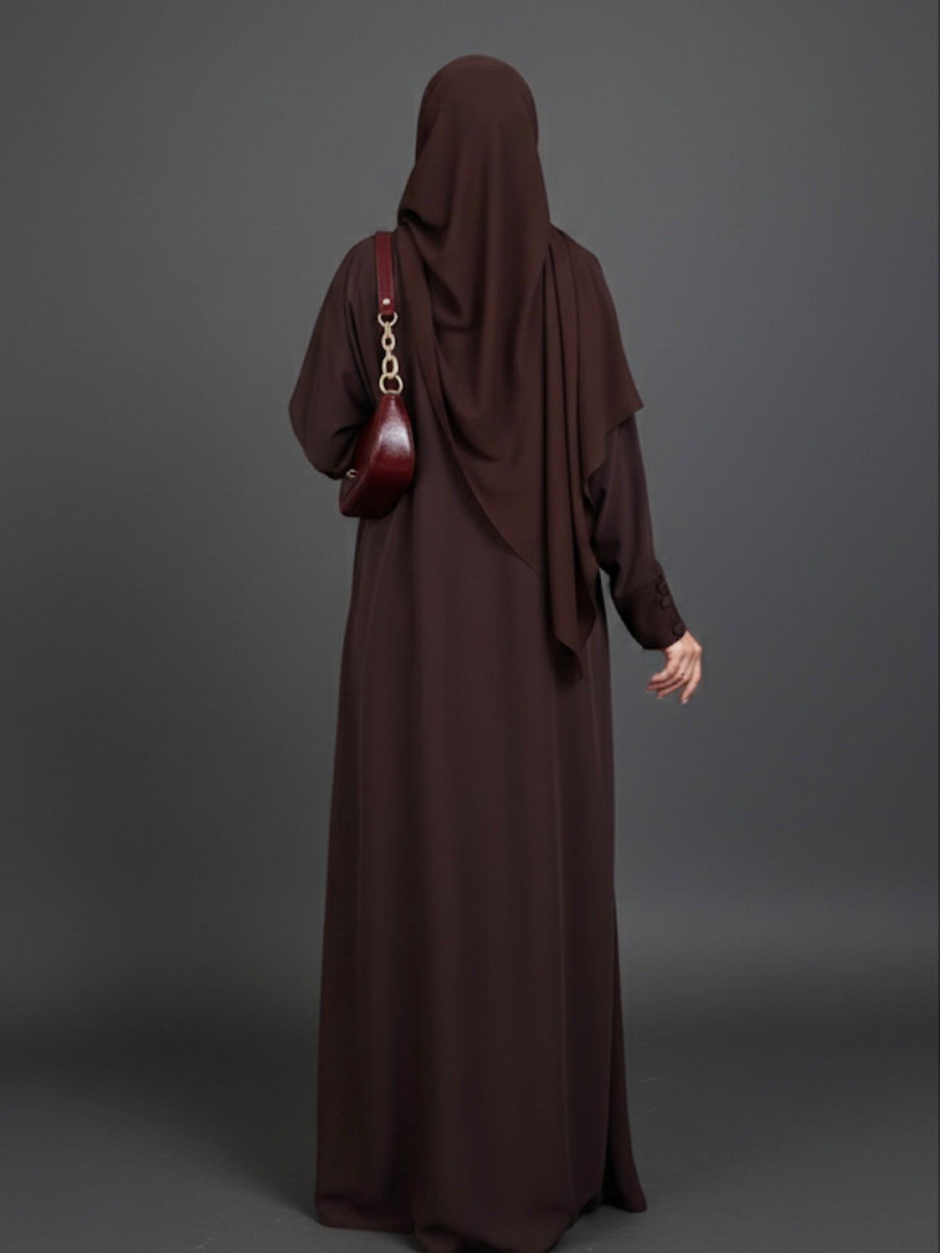 Mocha Flow Abaya