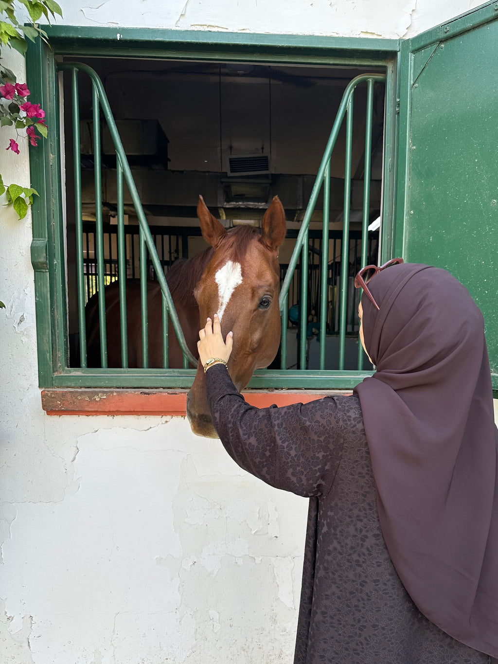 Floral Eclipse Abaya